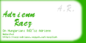 adrienn racz business card